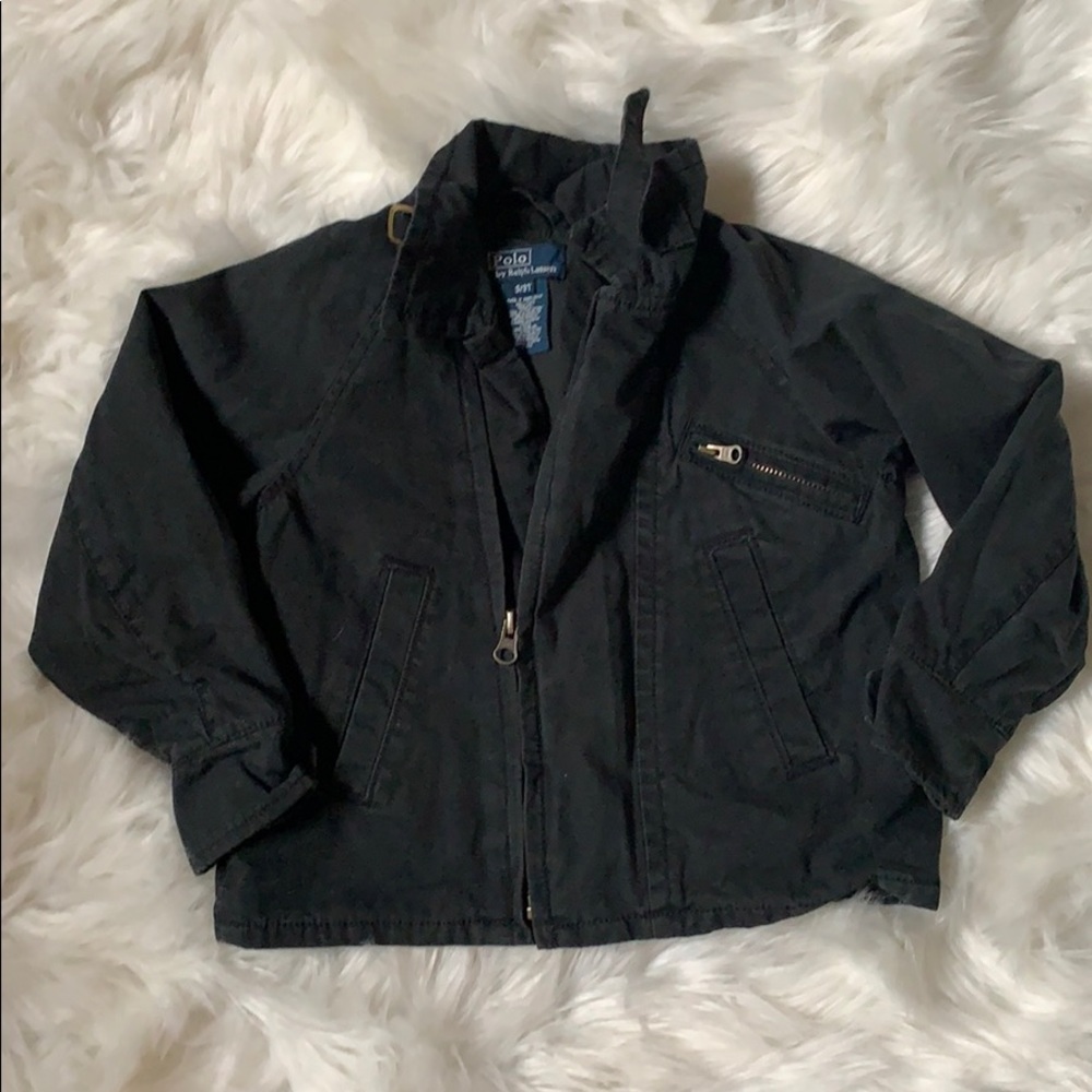 Like new Ralph Lauren black cotton jacket